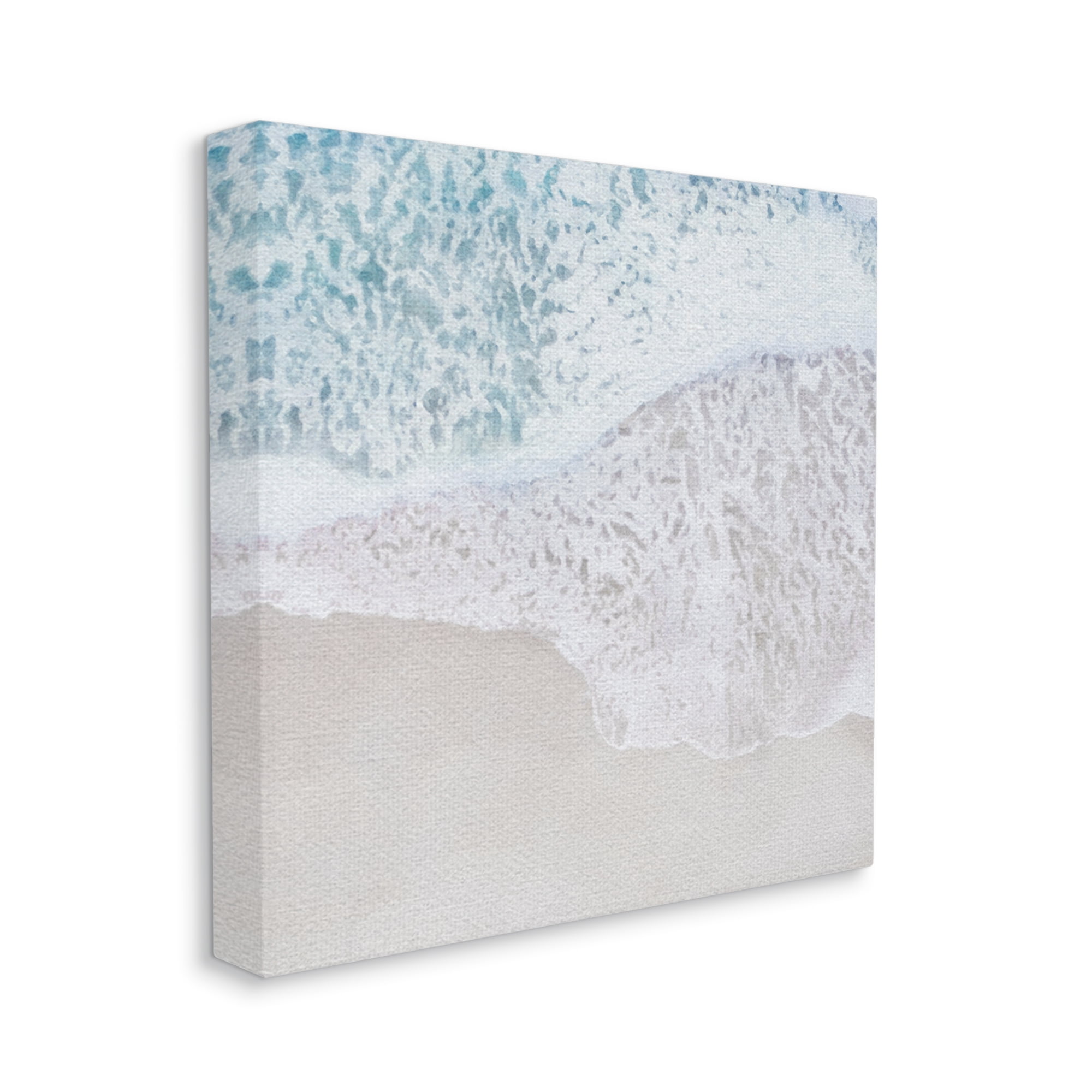 Stupell Industries Foamy Ocean Waves Nature Photography Gallery Wrapped Canvas Print Wall Art, 30 x 30