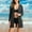 Black, variant on Sevevn Women's UPF 50+ Swim Cover Up Sun Protection Hoodie Long Jacket Lightweight Beach Cover Ups for Women