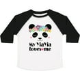 thumbnail image 3 of Inktastic My Yiayia Loves Me Yia Yia Bear Girls Toddler T-Shirt, 3 of 5