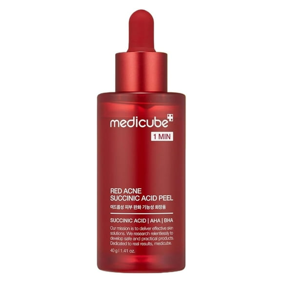 Medicube 21% Acid Wash-off Exfoliant (AHA+BHA+Succinic Acid), Wash-off Resurfacing Serum, Best for bumpy, breakout-prone skin, Korean Skincare (1.41fl.oz.)