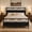 Black, variant on 4 EVER WINNER 51.2" Metal Full Size Bed Frame with Tall Headboard & Footboard, Strong Metal Slats Support and Noise-Free Design with Under Bed Storage/No Box Spring Needed/Rustic Brown