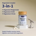 thumbnail image 3 of Snap Supplements Magnesium Complex Chelated Capsules - Triple Magnesium Blend for Muscle Repair & Energy Support, 3 of 12