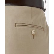 Haggar Mens Pants 44X30 Classic Non-Wrinkle Dress Stretch Beige 44