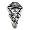 thumbnail image 4 of Anillo Color Plata Para Hombres de Acero Inoxidable Onyx Diseno Futurista, 4 of 4