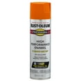 thumbnail image 2 of 6 Pack, Safety Orange, Rust-Oleum Professional High Performance Gloss Enamel Spray Paint-7555838, 15 oz, 2 of 5
