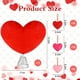 thumbnail image 3 of Adornos navideños, decoraciones navideñas, regalos de Navidad. Árbol de Navidad rojo con forma de corazón, colgante para árbol de Navidad con forma de corazón., 3 of 6