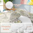 thumbnail image 2 of Queen 4 Piece Bedding Set Vintage Eucalyptus Leaves Soft Breathable Duvet Cover and Pillowcase,Country Leaves on Linen Duvet Cover Set Washable Bed Sheets for Bedroom Dormitory Guest Room, 2 of 8