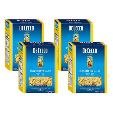 De Cecco Racchette Pasta, 16 oz (Pack of 4)