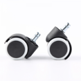 thumbnail image 4 of Lunfar Lot de 5 Roues pour Chaise de Bureau - 11 mm Noir, 4 of 5