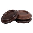 thumbnail image 1 of 3 almohadillas antideslizantes para ruedas de piano vertical, para pisos de madera, color nogal negro., 1 of 14