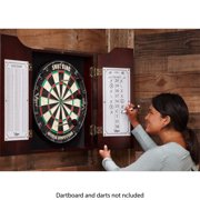 Viper Hudson Steel Tip Dartboard Cabinet with Scoreboard, Mahogany