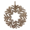 thumbnail image 4 of Melrose International Snowflake Ornament (Set of 12) 4"H, 6"H Wood, 4 of 6