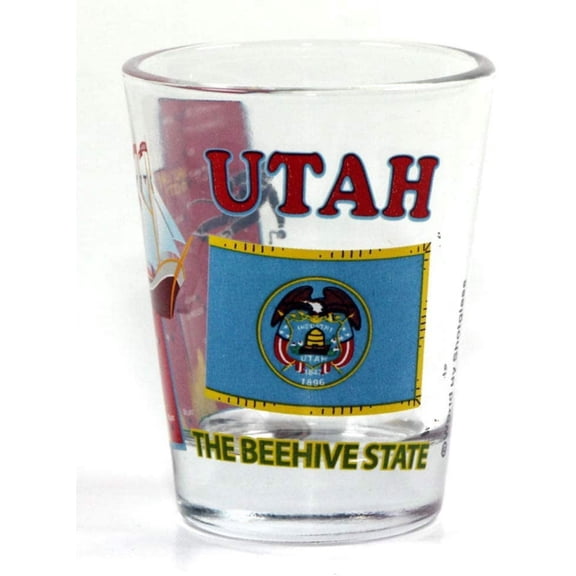 Utah The Beehive State All-American Collection Shot Glass