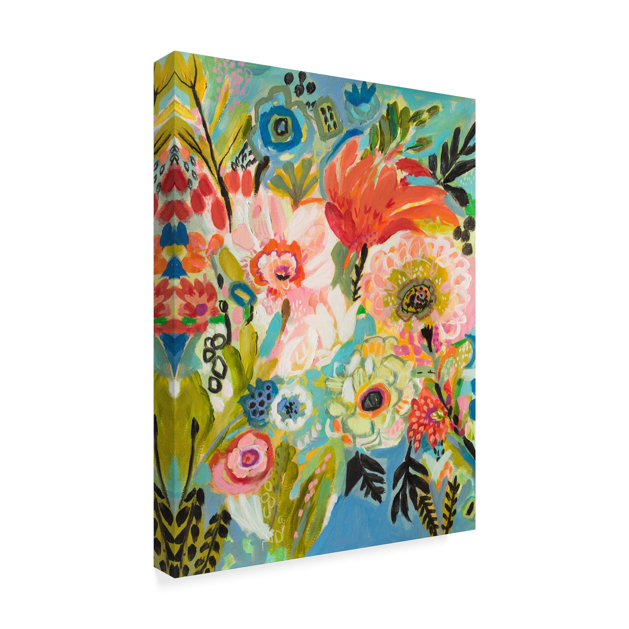 Trademark Fine Art 'Secret Garden Floral III' Canvas Art by Karen Fields