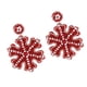 thumbnail image 1 of Pendientes de cuentas navideñas perfecl de fieltro para regalo de Navidad de año Nuevo para mujeres y niñas, 1 of 8
