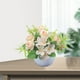 thumbnail image 5 of Ramo de Flores Artificiales | Pétalos de Polietileno Realistas y Tallos Moldeables | Planta En Maceta de 15 Cm para Decoración Del Hogar, Centro de Mesa, Sala de Estar y Mueble de Tv, 5 of 6