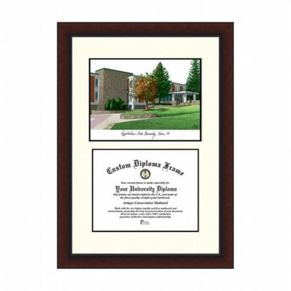 Campusimages NC998LV Appalachian State University Legacy Scholar Diploma Frame
