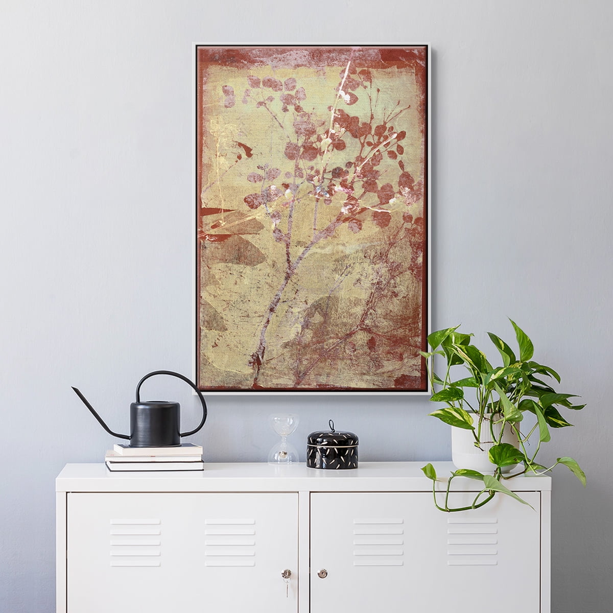 Boundless IV Framed Premium Gallery Wrapped Canvas - Ready to Hang - 17 x 25 - White Floating Frame