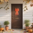 thumbnail image 6 of Large Autumn Ribbon Bow Fall Bows for Wreaths Fall Tree Bow Decor Thanksgiving Assorted Ribbon Bow Halloween Bow Decorations Fall Farmhouse Wreath Fall Wreath Ribbons for Front Doo, 6 of 6