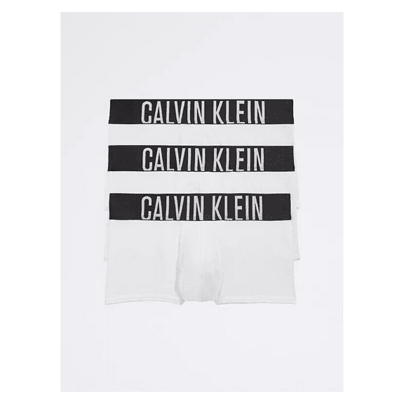 Calvin Klein Intense Power Micro 3-Pack Low Rise Trunk, White 2XL