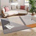 thumbnail image 4 of 6.5'x10' carpet for stairs non slip indoor carpet area rug round boho area rug coastal area rug, 4 of 10