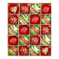 thumbnail image 1 of CSChome Hanging Christmas Balls Christmas Ball Set 20Pcs Easy to Install Lightweight Tree Hanging Festive Decorations, 1 of 6