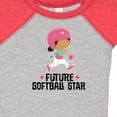 thumbnail image 4 of Inktastic Future Softball Star Cute Girls Girls Baby Bodysuit, 4 of 5