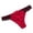 Red, variant on Alun Women's Stylish Floral Print Thong Comfortable Breathable Lace Splicing Underwear Low Rise Lightweight Soft Fashion Everyday Briefs Underwear White XL
