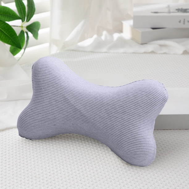 Almohada cervical para reposacabezas de coche | Espuma viscoelástica de recuperación lenta | Funda de algodón suave y transpirable | Soporte cervical para viajes largos