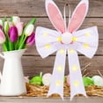 thumbnail image 4 of Book Hot Deals! Easter Bows For Wreaths Decorations Easter Tree Topper Bow With Bow Easter Ear Bow Hanging Decorative For Spring Home Front Door Outdoor 21.3 Inch easter basket, 4 of 9