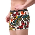 thumbnail image 3 of Wukai Retro Floral Butterfly Print Men’s Underwear Breathable Boxer Briefs,&nbsp;Moisture Wicking & Breathable-X-Large, 3 of 7