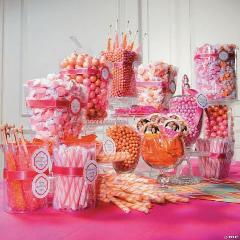 Pink Baby Shower Candy Buffet