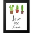 thumbnail image 2 of Prime, Marcus 19x24 Black Modern Framed Museum Art Print Titled - Love Grows Here, 2 of 5