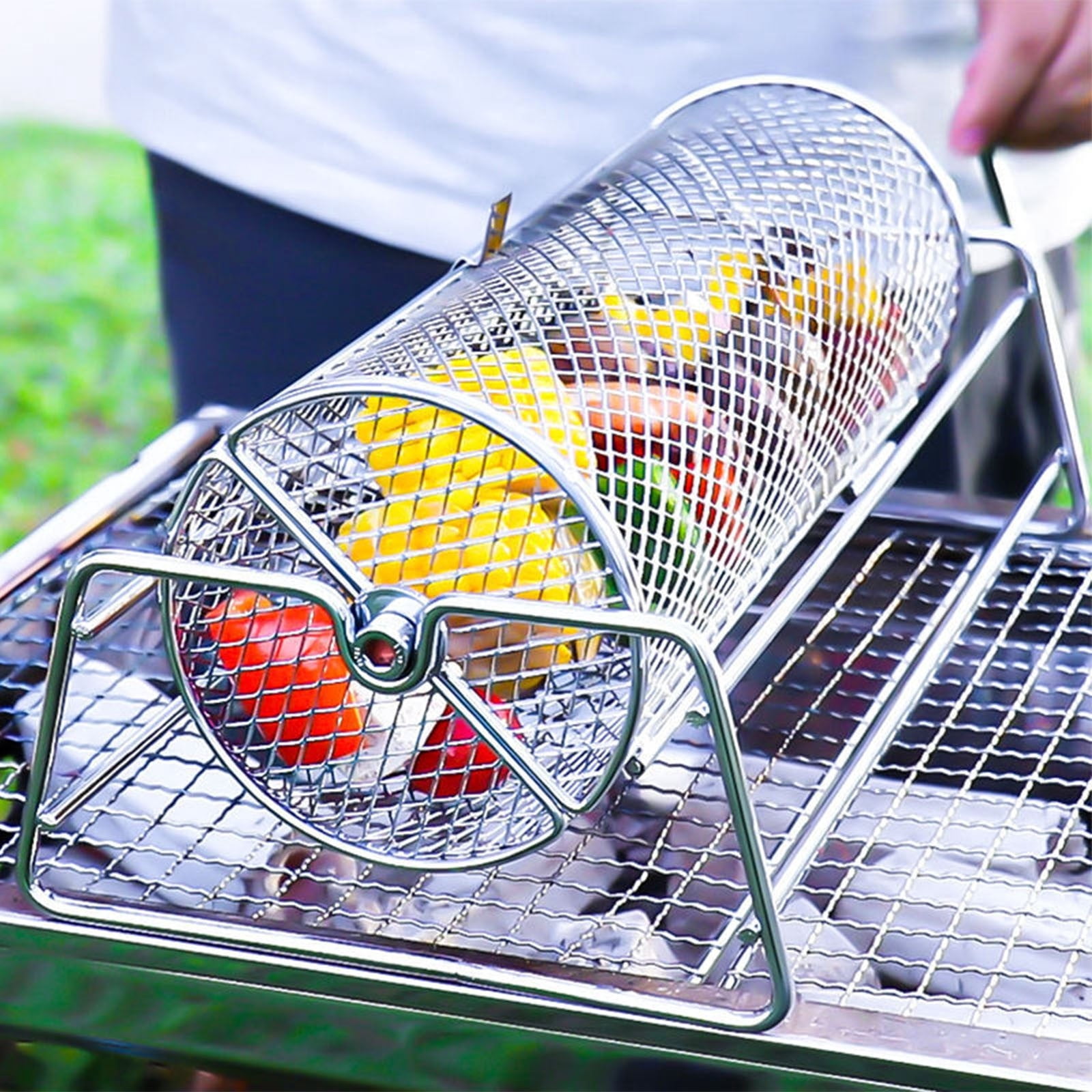 VBODN Grill Utensils with Brush, Grill Utensils for Outdoor Grill, Stainless Steel BBQ Grill Accessories, Grilling Gifts, Outdoor Barbecue Utensils Gifts for Men Dad