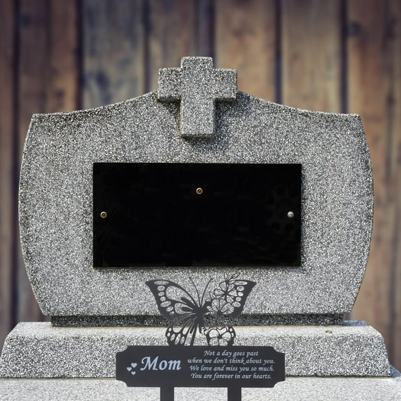 PBPBOX grave marker Memorial Stake Weather-resistant for Cemetery Supplies 1Pack