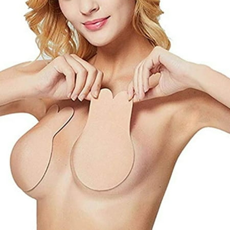 Emmababy Self-Adhesive Push Up Strapless Silicone Gel Magic Stick Invisible Bra