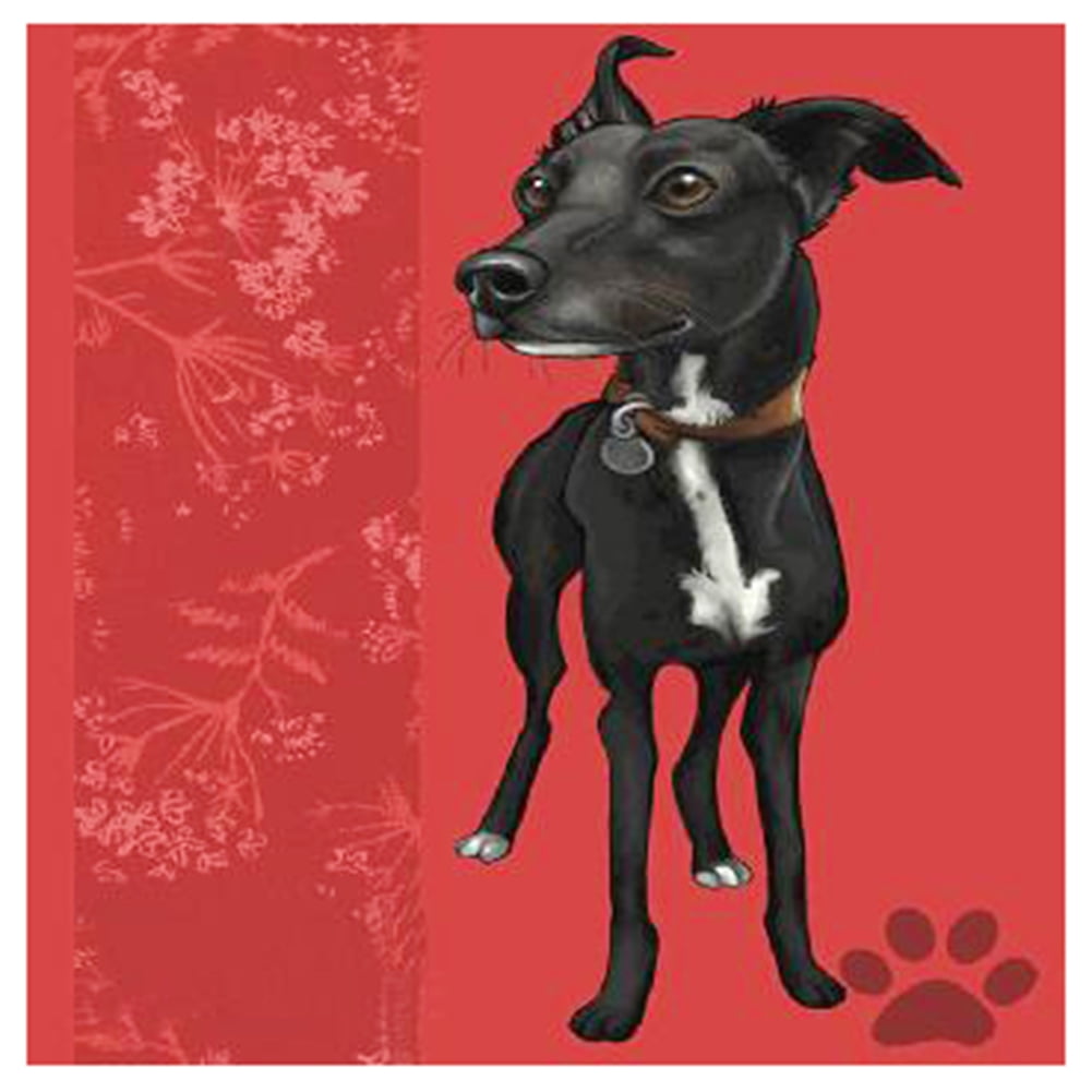 5D DIY Full Drill Diamond Painting Black Dog Cross Stitch Kits Art Wall Decors 