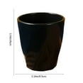 thumbnail image 3 of Multi-Purpose Drinking Cup, Reusable Unbreakable Plastic Tumblers, Dishwasher Safe Water Plastic Glasses, in Kitchen, Home, Cooking, Black, 3 of 6