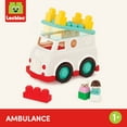 thumbnail image 6 of Battat Ambulance Toy Car Play Vehicle with 5 Building Blocks, Toddler and Preschool Toys, 6 of 10