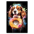 thumbnail image 3 of Nederlandse Kooikerhondje Dog Canvas Wall Art,Pet Canvas Painting Puppy Artwork,Colorful-Watercolor Original Artwork Print For Bedroom, Bathroom Wall Art decor, 3 of 6