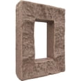 thumbnail image 2 of Ekena Millwork 4"W x 3"D x 7 7/8"H Universal Electrical Cover for EverStone Faux Stone Siding Panels, Orchard Cliff, 2 of 5