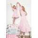 thumbnail image 3 of Vestido de fiesta a juego para madre e hija, 2024, para niña, mujer, blanco, azul, vestidos florales para niños, vestido de mamá y yo, ropa larga de verano, 3 of 5