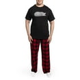 thumbnail image 5 of CafePress - Sleeping Cat Men's Dark Pajamas - Men's Dark Loose Fit Cotton Pajama Set, 5 of 7