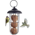 thumbnail image 1 of Comedero para pájaros, a prueba de ardillas Comedero para pájaros de metal Comedero para pájaros Hierro Colgante automático Soporte para bolas de grasa Herramienta de alimentación, 1 of 5