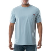 Wrangler Workwear Men's Short Sleeve Heavyweight Pocket Crew T-Shirt