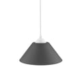 thumbnail image 1 of E27 Cone Shaped Ceiling Pendant Light Shade Lampshade Shades Decor - Black, 1 of 8
