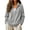 Grey, variant on Comdrip Women's Long Sleeve Classic V Neck Pullover Sweater Casual Loose Fall Winter Knitted Fashion Formal Daily Wear Blackish Green L