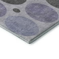thumbnail image 3 of Addison Rugs Mayfield Premium Machine Washable Transitional Geometric Lavender Round Rug, 8' x 8', 3 of 6