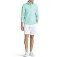 thumbnail image 2 of IZOD Men's Half Zip Sweatshirt, Ocean Wave, X-Large, 2 of 3