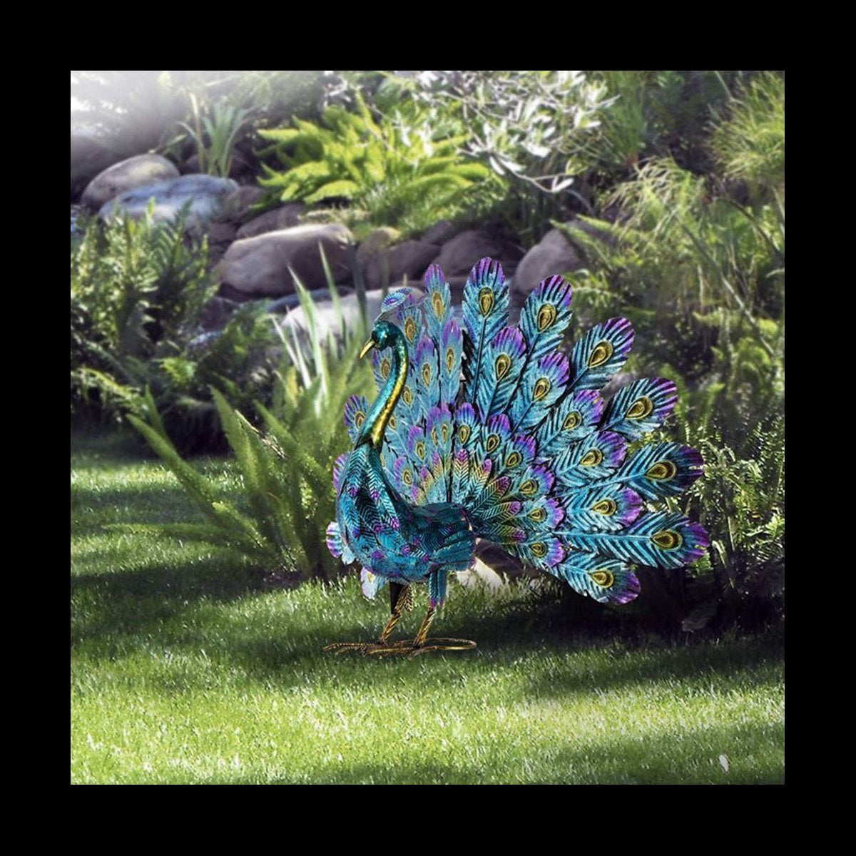 Metallic Statue Outdoor Art Decoration Garden Statue